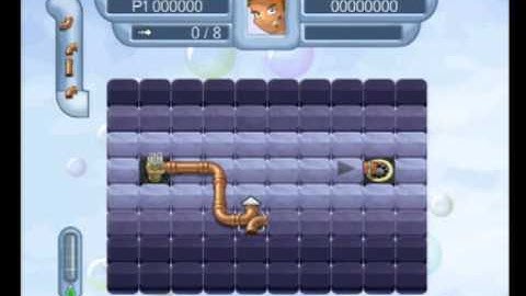 Pipe Mania (PS2) - World - Basic Pipes - Level 1, Pipe 101 (score 1850) (2011-12-26)