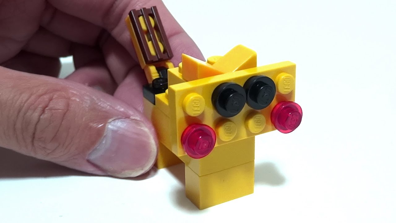レゴでピカチュウを作ったよ 作り方を紹介します アナケナ カルちゃん 視聴者リクエスト Youtube