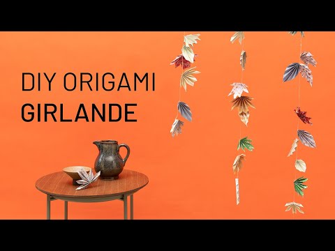 Video: Origami Weihnachtsgirlande: Wie Kann Man Die Party Aufwerten?