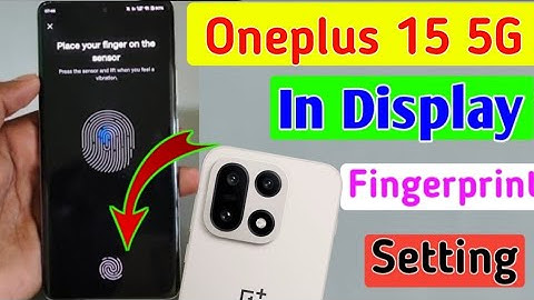 Oneplus 15 5g fingerprint lock kaise lagaye | how to set fingerprint screen lock in oneplus 15 5g ||