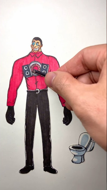 How Skibidi transform to Titan Speakerman #stopmotion #skibiditoilet