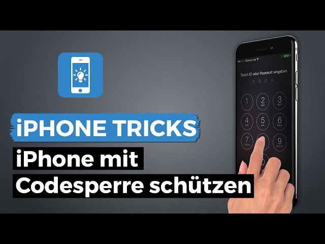 iPhone Codesperre aktivieren & einrichten