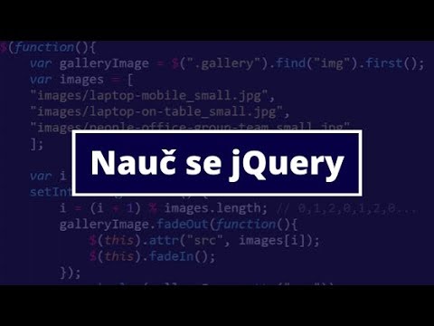 24. Nauč se jQuery a rozpohybuj webové stránky – Výběr elementů: výběr elementů ve formuláři