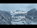 Drohnenflug Achensee - Schneetreiben im April