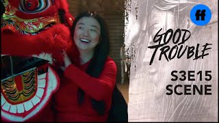 Good Trouble Season 3, Episode 15 | Alice and Sumi Perform the Lion Dance | Freeform