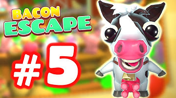 Bacon Escape - Gameplay Walkthrough Part 5 - Rosa Wilk Level 12 - iOS iLLusion Labs