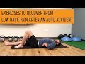 Best Exercises to Ease Low Back Pain Pain From an Auto Accident | Portland Car Accident Chiropractor
