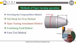 BME402Taper Turning operation