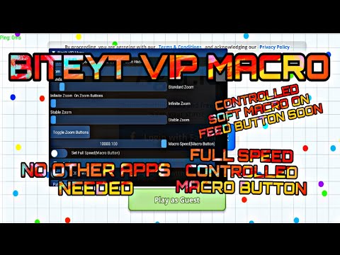 Agario Mod Menu-Macro Got Blocked-How To Speed Up Hold Button Feed -Fix  Login(Agar.io Mobile) 