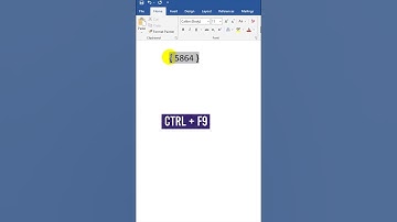 Convert Numbers into Words in MS Word