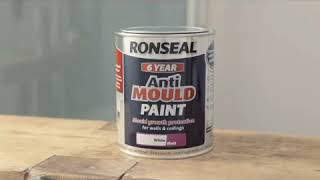 Ronseal Anti Mould 6 Year Paint White Matt 2 5l 36624 Sealants And Tools Direct