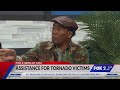 Assistance for tornado victims