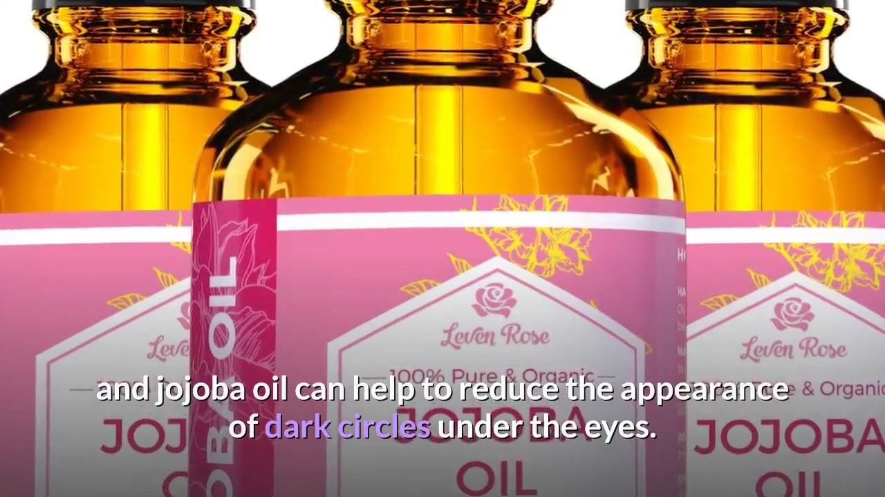 Does jojoba oil help dark circles under eyes? YouTube