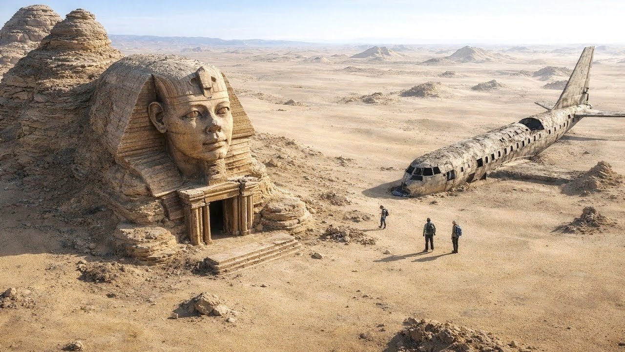 عمال بيعلقوا في أكبر صحراء في العالم بعد عطل في الطيارة، وبيضطروا يعيدوا بناء الطيارة عشان ينجوا