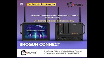 Atomos SHOGUN CONNECT 7" Network-Connected HDR Video Monitor & Recorder 8K
