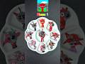 Red (Raddy) 1-12 Phase Guess the color of the Sprunki Horror characters #colorsmixing #sprunki