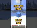 Minecraft: Blue Ice | Extremely Slippery Block | Recipe 260