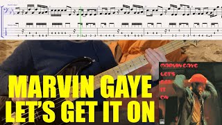 Marvin Gaye - Let S Get It On Bass Cover Tabs