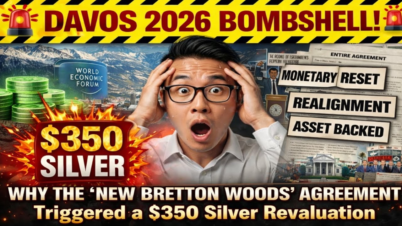 DAVOS 2026 BOMBSHELL Why the 'New Bretton Woods' Agreement Just Triggered a $350 Silver Revaluation