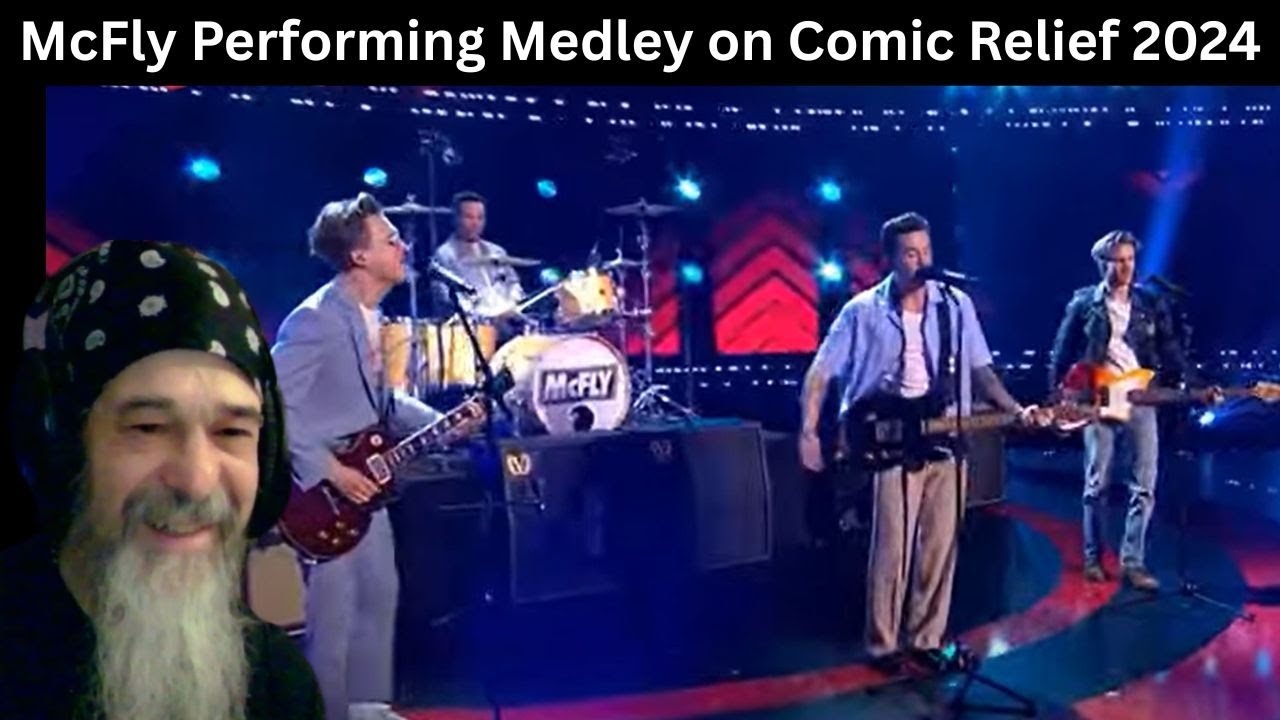 VERY COOL! - I LOVE IT! - Metal Dude - (REACTION) - McFly Performing Medley on Comic Relief 2024