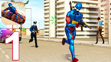 Flying Spider Stickman hero Gameplay Walkthrough Part 1 (IOS/Android)