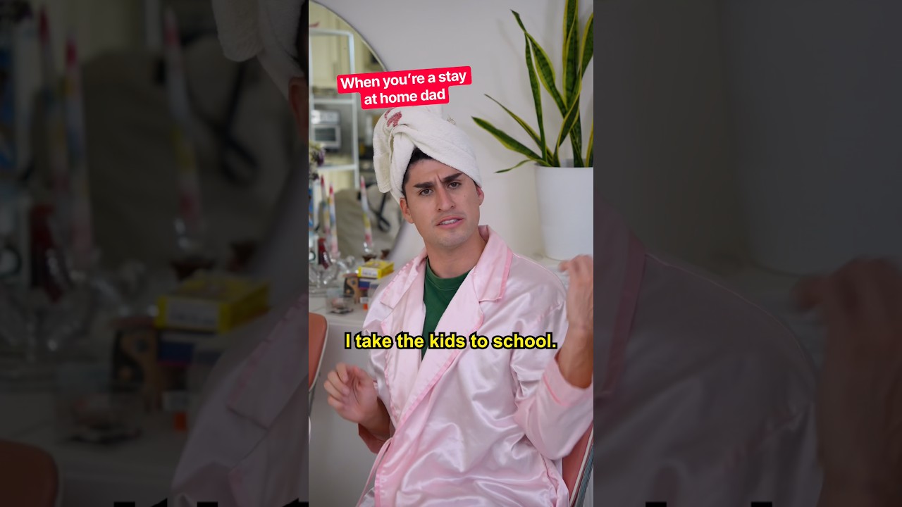 When you’re a stay at home dad 😳😭😂 #shorts #funny #comedy #dad #father #marriage #husband #work