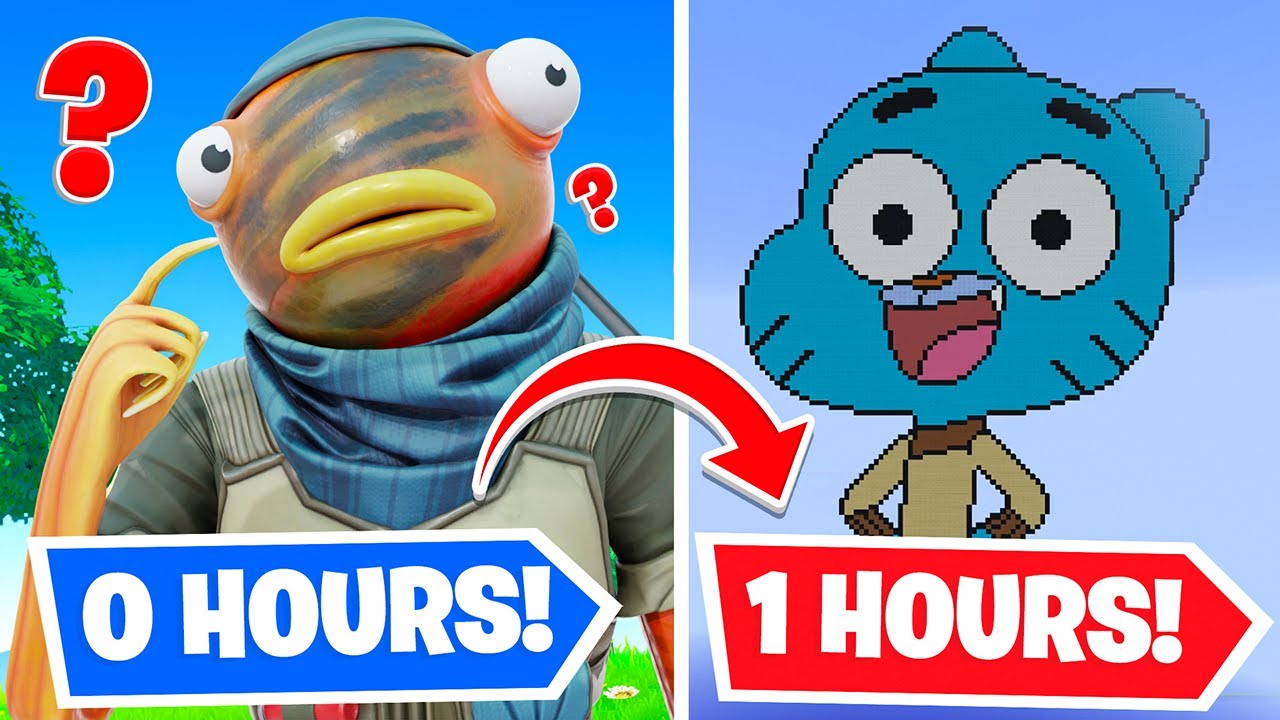 I gave 5 *FORTNITE BUILDERS* 1 Hour to Build me Gumball... YouTube