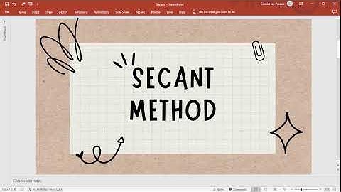 Secant Method and Simpson
