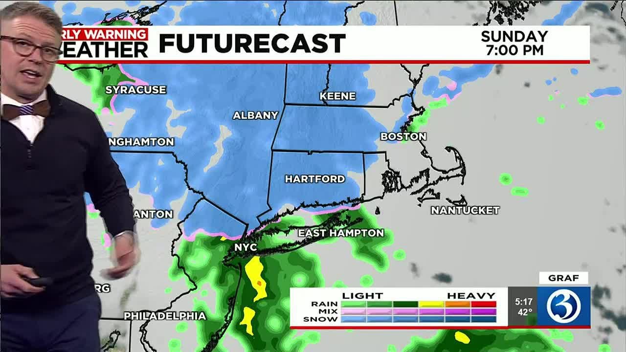 FORECAST: Tracking snow for the end of the weekend - YouTube