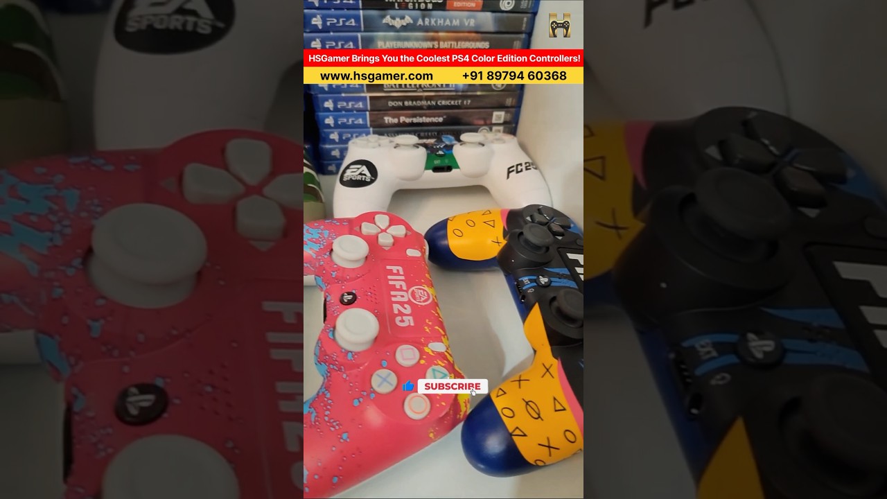 โก HSGamer Brings You the Coolest PS4 Color Edition Controllers!