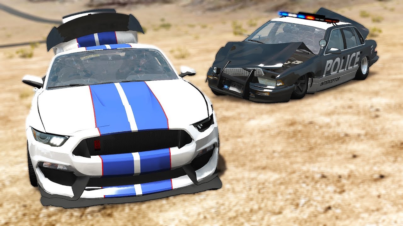 High Speed Police Chases #14 - BeamNG drive - YouTube