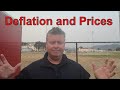 What will drop in price when Deflation starts and Inflation stops