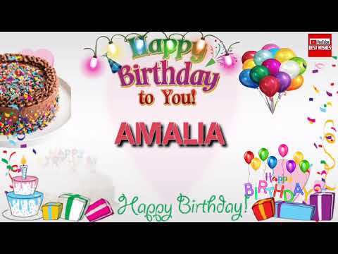 Happy Birthday AMALIA _|🎂|_ Birthday Song_|🎂|_Best_Wishes_||