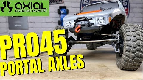 These Axles Should Have Come Standard! SCX10 Pro PRO45 Portal Axle Conversion Kit