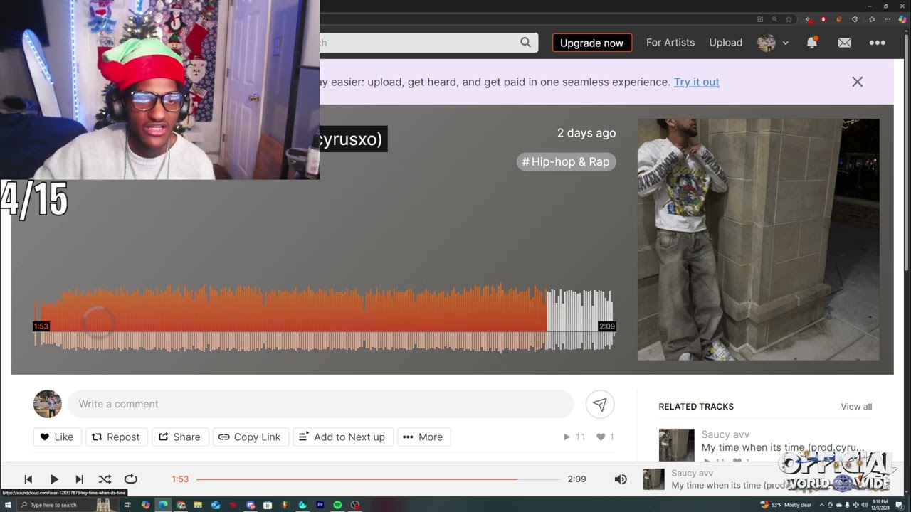 Leektewofficial reacts to Saucy Avv - my time when its time