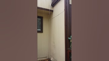 Gutter Over Flow Heavy Rain