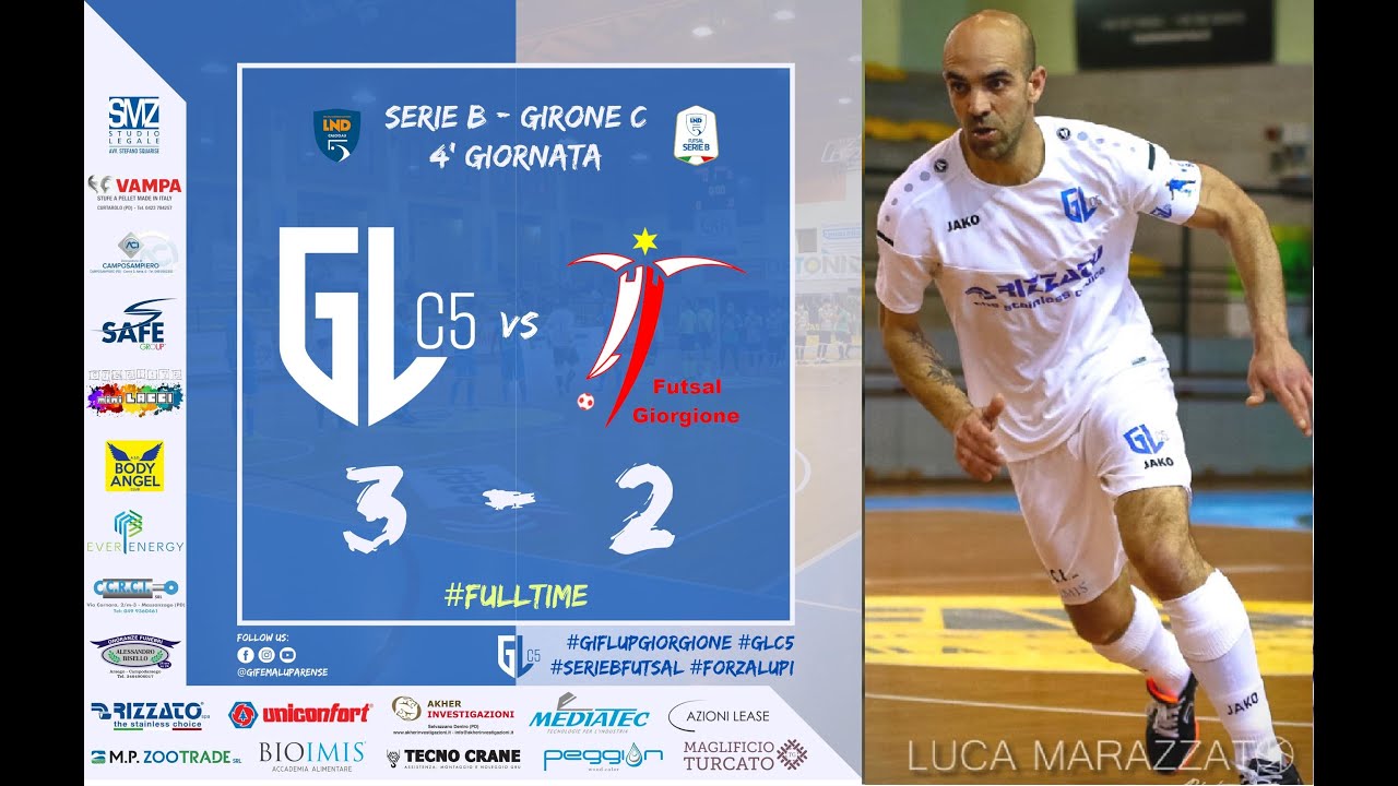 HIGHLIGHTS EXTENDED GIFEMA LUPARENSE - FUTSAL GIORGIONE C5  3-2   4K 50FPS