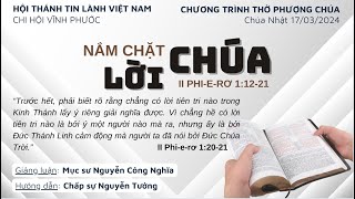 HTTL VĨNH PHƯỚC - Chương Trình Thờ Phượng Chúa - 17/03/2024