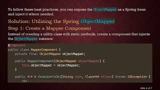 How to Get Access to the Global ObjectMapper in Spring Boot