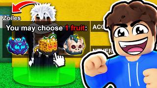 RANDOM FRUIT CHALLENGE But I RIGGED IT In Blox Fruits!