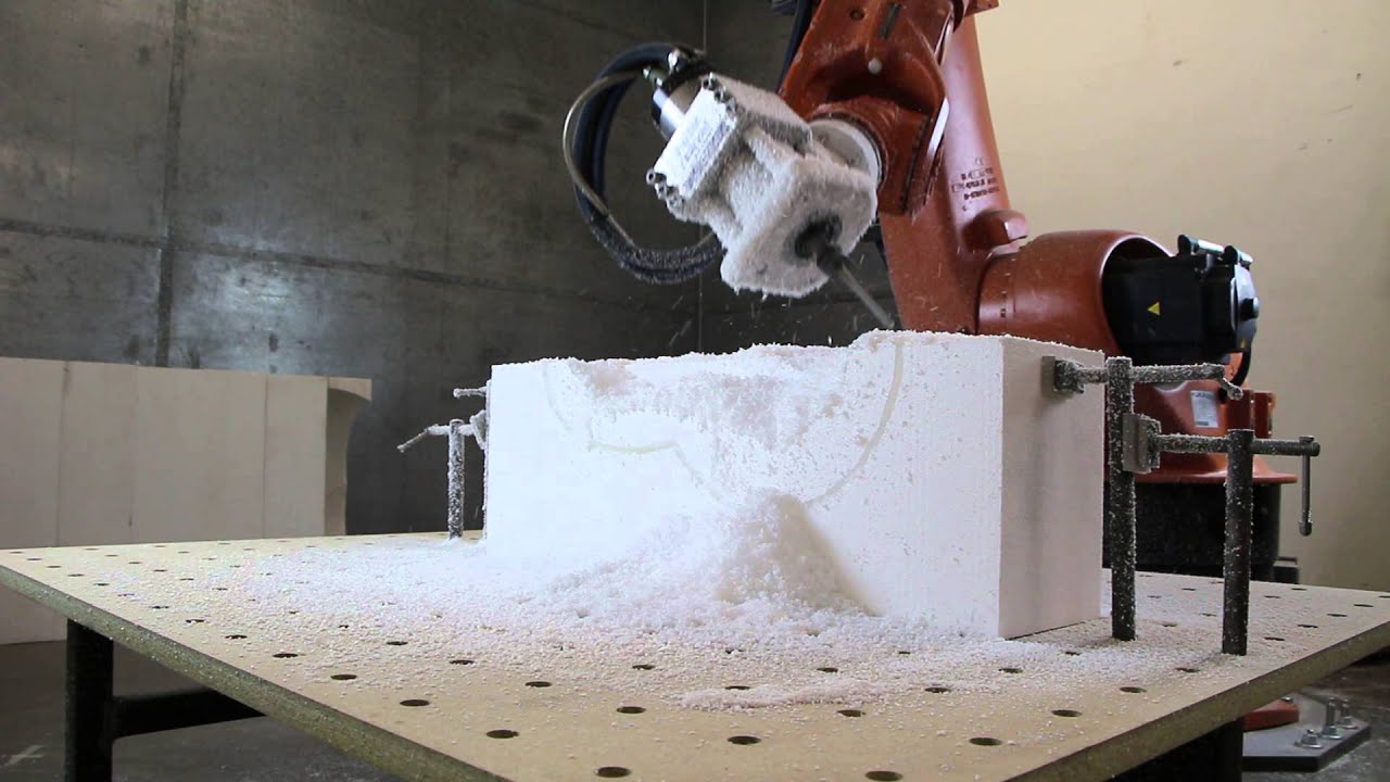 Kuka KR60-3 Routing Foam - YouTube