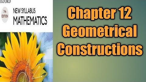 Ex 12B|| Q1, 2||Chapter#12|| Geometrical Construction||D1 math || O level math ||NSM1