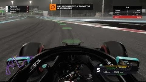 F1 2020 Abu Dhabi World Record: 1:31.374