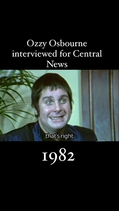 RIP Ozzy Osbourne (1948-2025) Interview 1982 - Bat Incident! 🦇