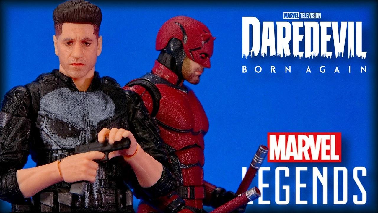 Marvel Legends Daredevil and Punisher Born Again Disney+ Overview