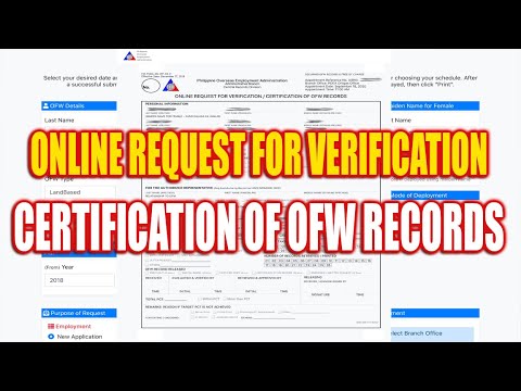 HOW TO ONLINE APPOINTMENT FOR OFW RECORDS IN POEA