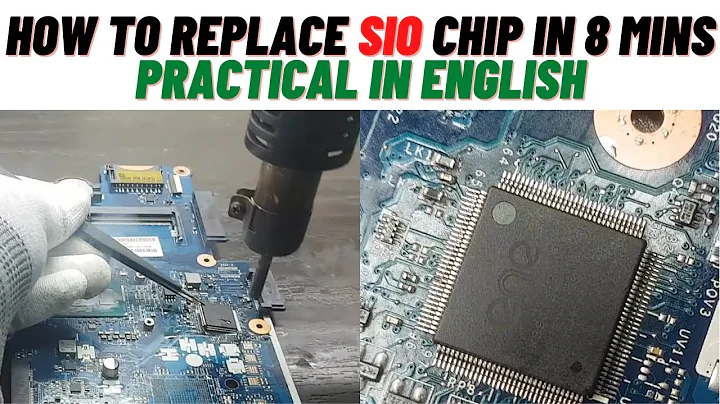 SIO CONTROLLER IC CHIP REPLACEMENT in 8 Min English |Online Chiplevel laptop Repair Course |Super IO