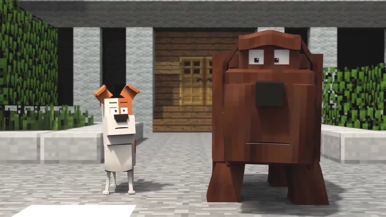 Minecraft Parody SECRET LIFE OF PETS YouTube minecraft-parody-secret-life-of-pets-youtube