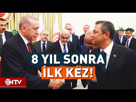 Erdoğan ve Özgür Özel 23 Nisan Kutlamaları Kapsamında Bir Araya Geldi! | NTV