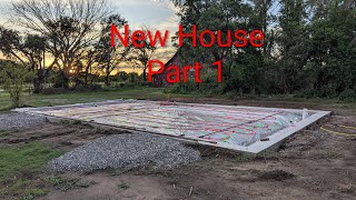 Building a New House. Part 1: Foundation and Radiant Heated Floor